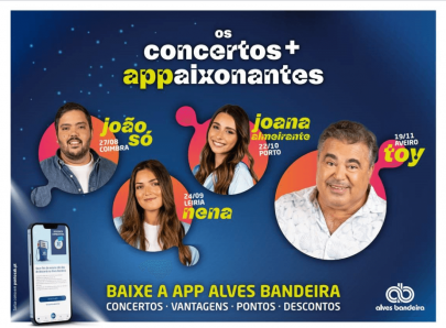Concerts, advantages, points, and discounts in the launch of the new Alves Bandeira APP